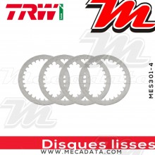 Disques d'embrayage lisses ~ Suzuki VL 250 Intruder WVA5 2000-2007 ~ TRW Lucas MES 301-4 