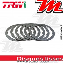 Disques d'embrayage lisses ~ Kawasaki ZZR 600 ZX600D 1990-1992 ~ TRW Lucas MES 305-6 