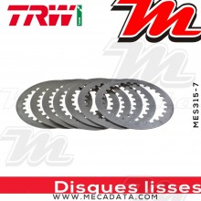 Disques d'embrayage lisses ~ Yamaha XJ6 600 F,N,S RJ19 2009-2015 ~ TRW Lucas MES 315-7 