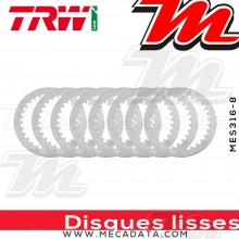 Disques d'embrayage lisses ~ Yamaha YZF 750 R 7 1999-2000 ~ TRW Lucas MES 316-8 