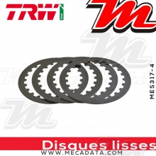 Disques d'embrayage lisses ~ Yamaha TT-R 125 2000-2014 ~ TRW Lucas MES 317-4 