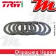 Disques d'embrayage lisses ~ Honda XRV 650 Africa Twin RD03 1988-1990 ~ TRW Lucas MES 336-7 