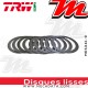 Disques d'embrayage lisses ~ Suzuki GSXR 750 GR7AB 1990-1991 ~ TRW Lucas MES 341-9 