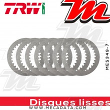 Disques d'embrayage lisses ~ Kawasaki KX 125 1986-1988 ~ TRW Lucas MES 349-7 