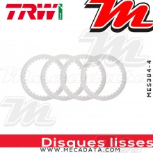 Disques d'embrayage lisses ~ Yamaha MT 125 2014-2016 ~ TRW Lucas MES 384-4 