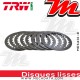 Disques d'embrayage lisses ~ Yamaha XJ 600 51J, 3KM, 3KN 1984-1990 ~ TRW Lucas MES 401-8 