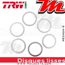 Disques d'embrayage lisses ~ Kawasaki ER-6 650 N,F EX650C 2009-2015 ~ TRW Lucas MES 424-6 