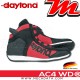 Baskets moto Daytona AC4 WD® Couleur:Noir/Rouge