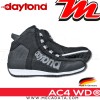 Baskets moto Daytona AC4 WD®  Couleur:Noir/Blanc