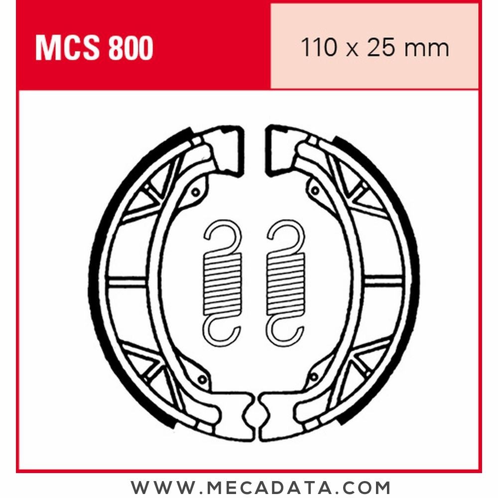 Mâchoires de frein  ~ TRW Lucas MCS 800 