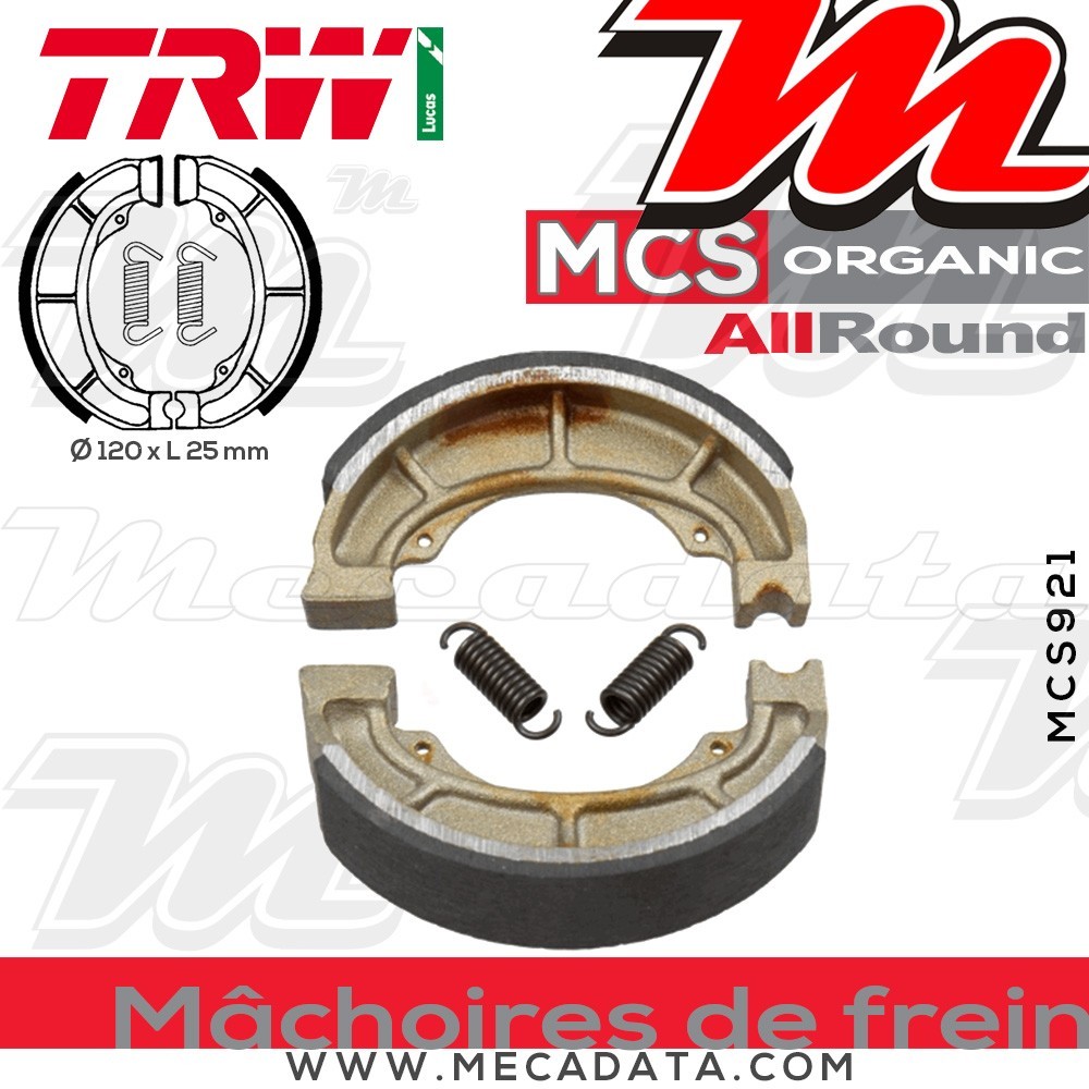 Mâchoires de frein  ~ TRW Lucas MCS 921 