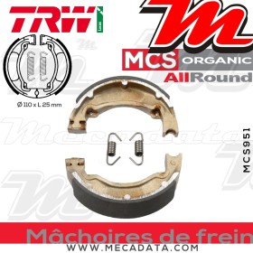 Mâchoires de frein  ~ TRW Lucas MCS 951 