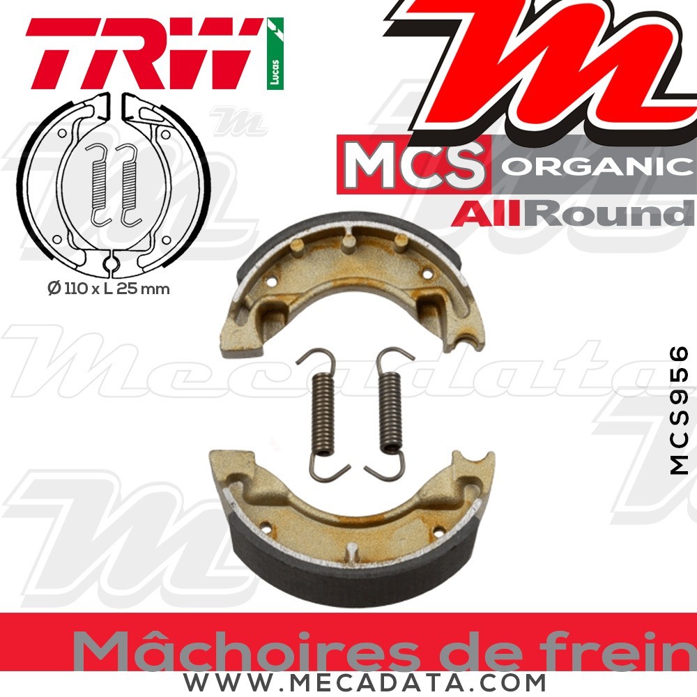 Mâchoires de frein  ~ TRW Lucas MCS 956 