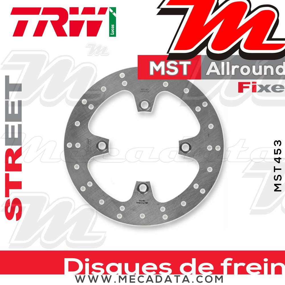 Disque de frein ~ TRW Lucas MST 453 RAC 