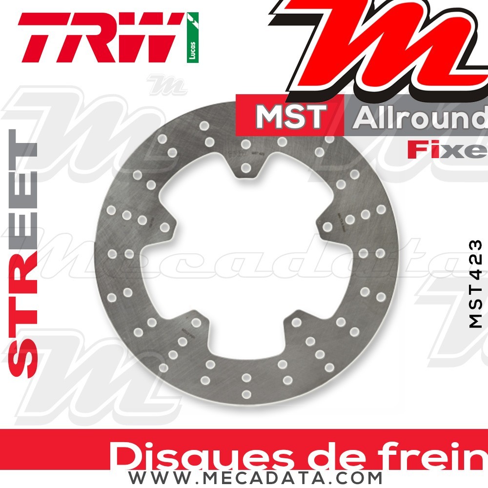Disque de frein ~ TRW Lucas MST 423 RAC 