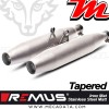 Paire de silencieux Pot d'échappement ~ Triumph Bonneville T100 2021+ ~ REMUS Custom Tapered