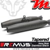 Paire de silencieux Pot d'échappement ~ Triumph Bonneville T100 2021+ ~ REMUS Custom Tapered