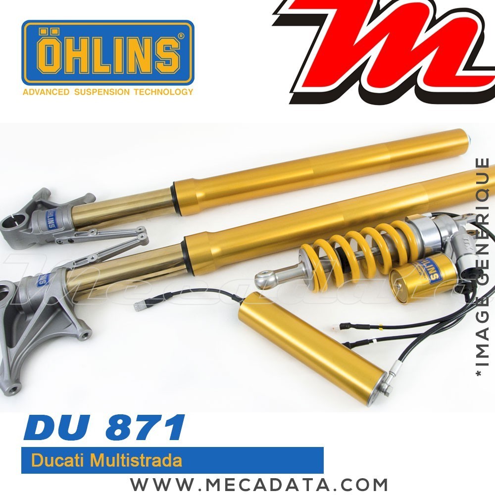 Kit Amortisseur et Fourche Ohlins ~ DU 871 (EC-KIT) 