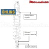 Amortisseur Ohlins ~ HO 010 (S36DR1L) 