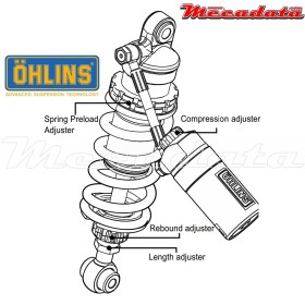 Amortisseur Ohlins ~ KA 607 (S36HR1C1L) 