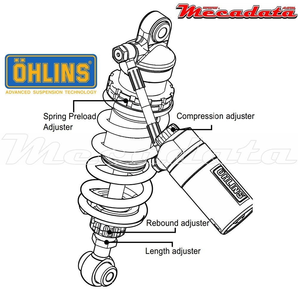 Amortisseur Ohlins ~ KA 607 (S36HR1C1L) 