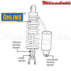 Amortisseur Ohlins ~ KA 841 (S36HR1C1L) 