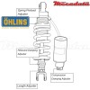 Amortisseur Ohlins ~ KA 840 (S36HR1C1L) 