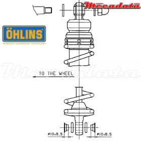 Amortisseur Ohlins ~ YA 337 (S36P) 