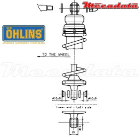 Amortisseur Ohlins ~ YA 206 (S36P) 