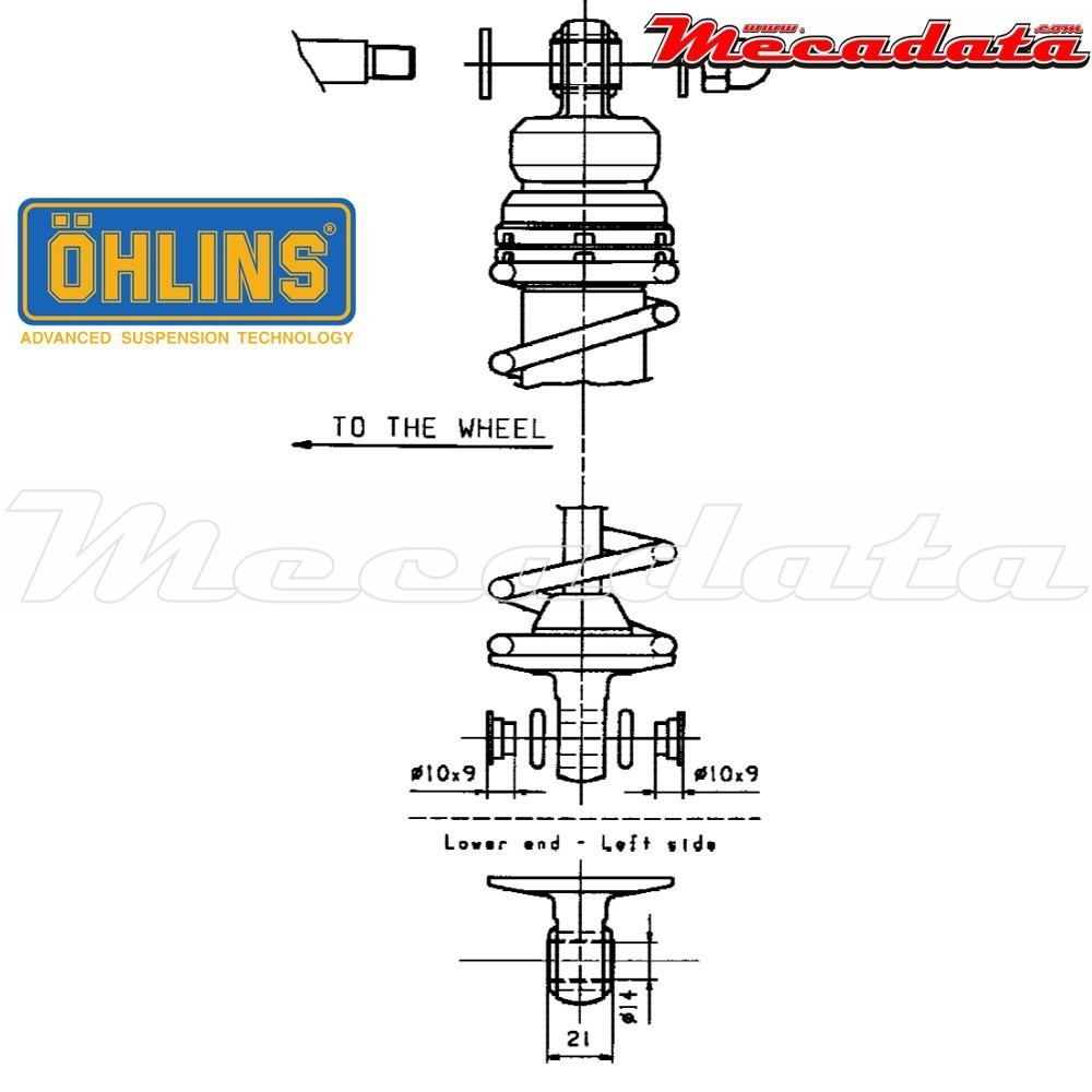 Amortisseur Ohlins ~ YA 206 (S36P) 