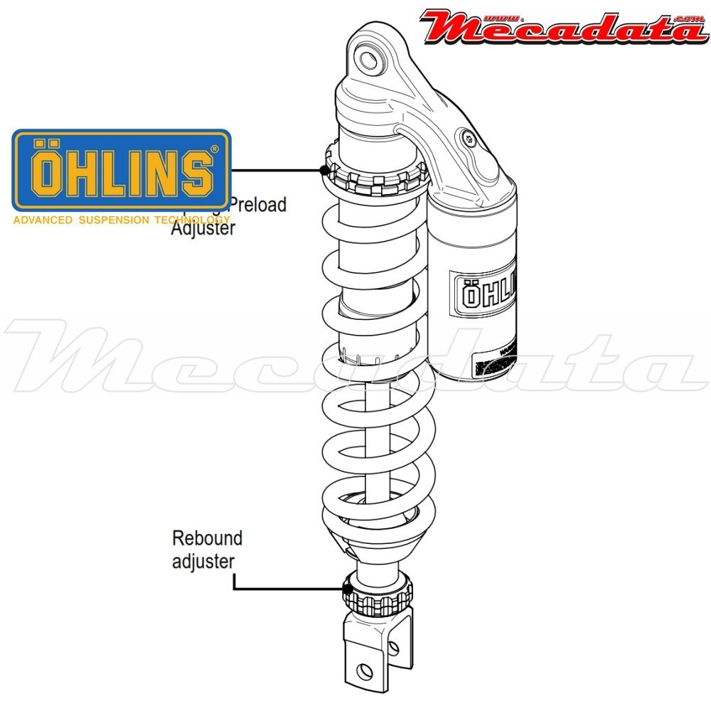 Amortisseur Ohlins ~ HO 430 (S36PR1) 