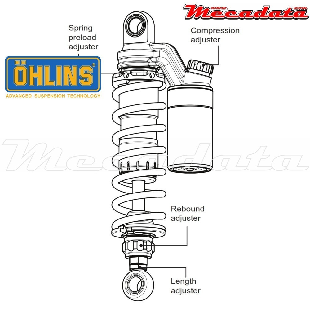 Amortisseur Ohlins ~ HD 752 (S36PR1C1L) 