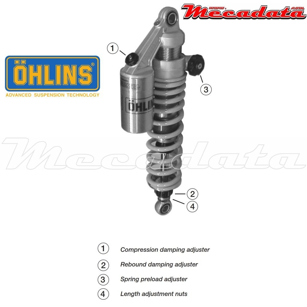 Amortisseur Ohlins ~ SU 133 (S36PR1C1LB) 