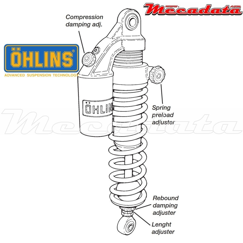 Amortisseur Ohlins ~ KA 148 (S36PR1C1LB) 