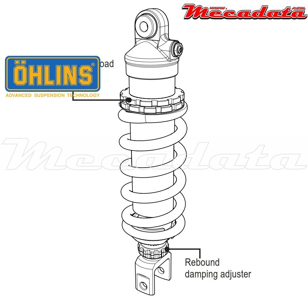 Amortisseur Ohlins ~ SU 121 Destockage (S46DR1) 