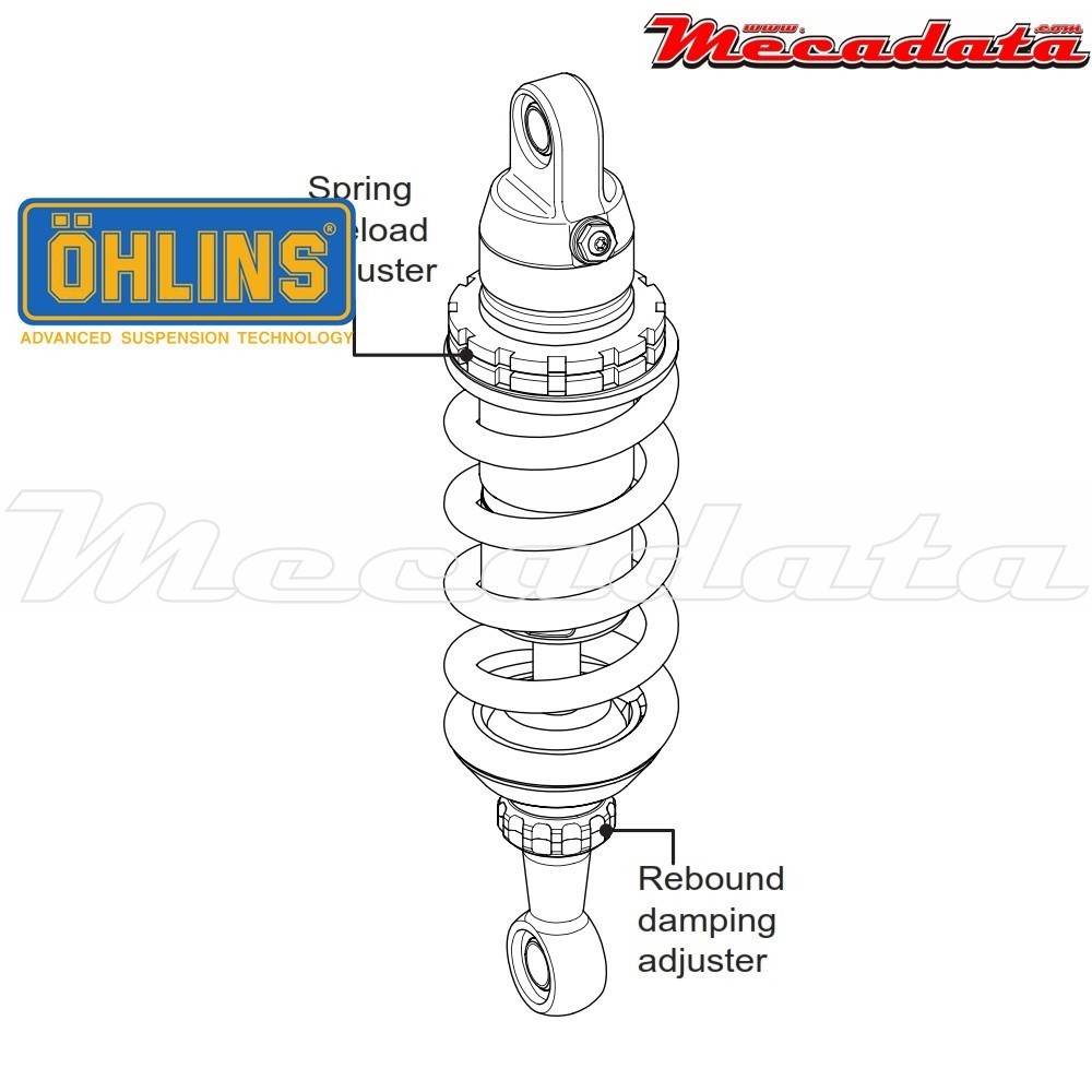 Amortisseur Ohlins ~ BM 058 (S46DR1) 