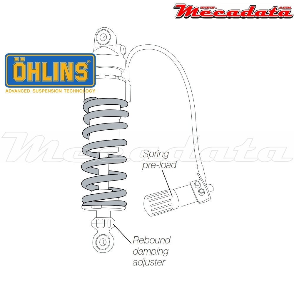 Amortisseur Ohlins ~ BM 515 (S46DR1S) 