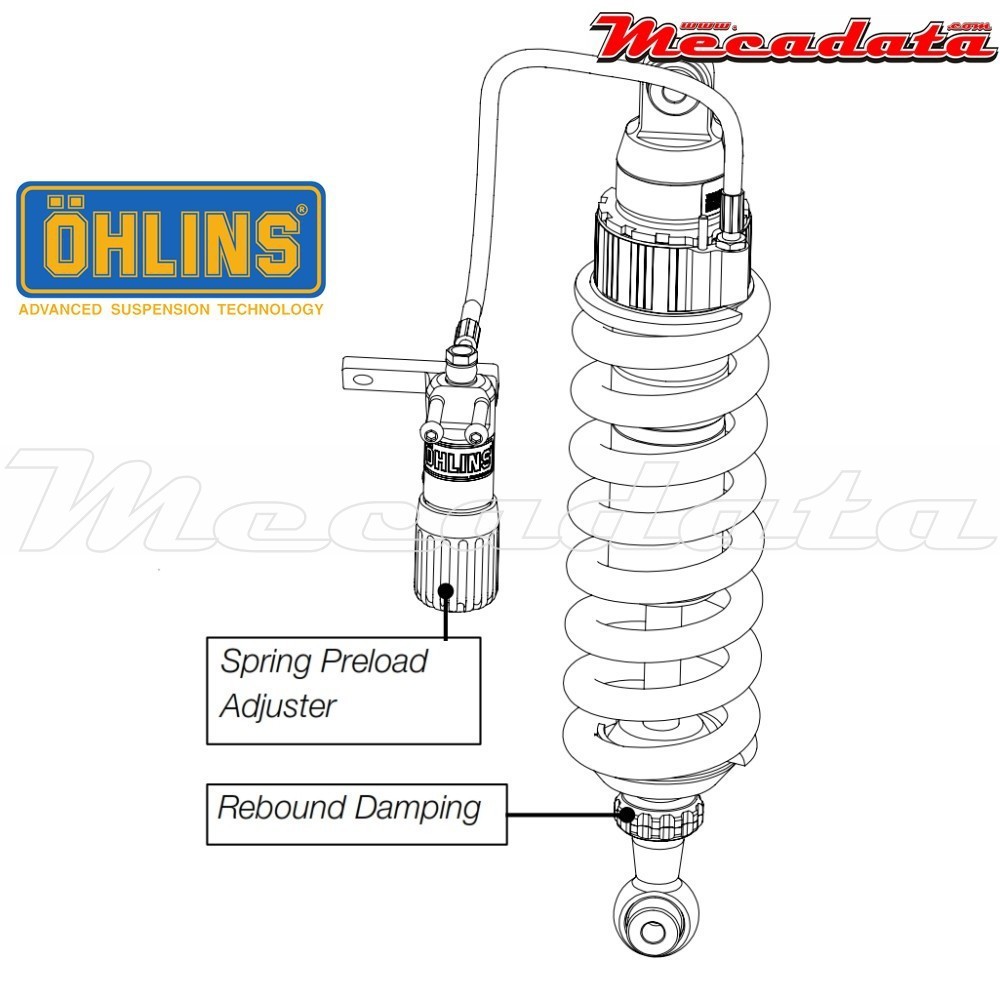 Amortisseur Ohlins ~ BM 943 (S46DR1S) 