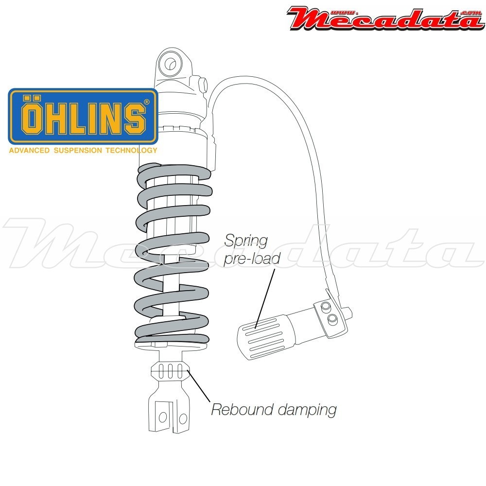 Amortisseur Ohlins ~ BM 424 (S46DR1S) 