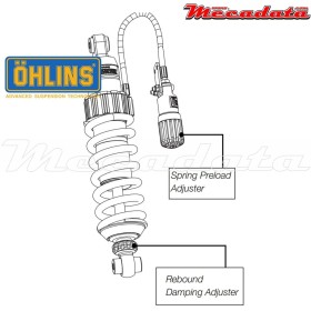 Amortisseur Ohlins ~ KA 126 (S46DR1S) 