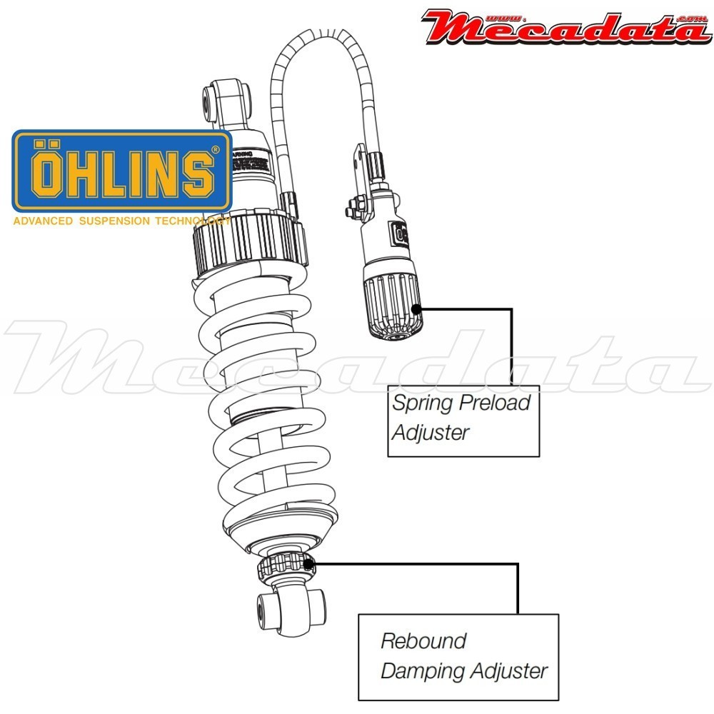 Amortisseur Ohlins ~ KA 126 (S46DR1S) 