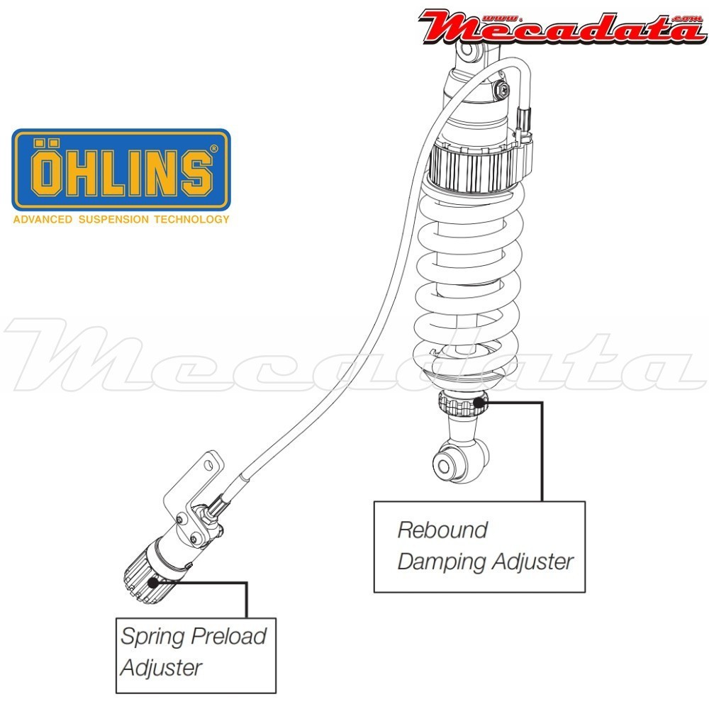 Amortisseur Ohlins ~ KA 110 (S46DR1S) 