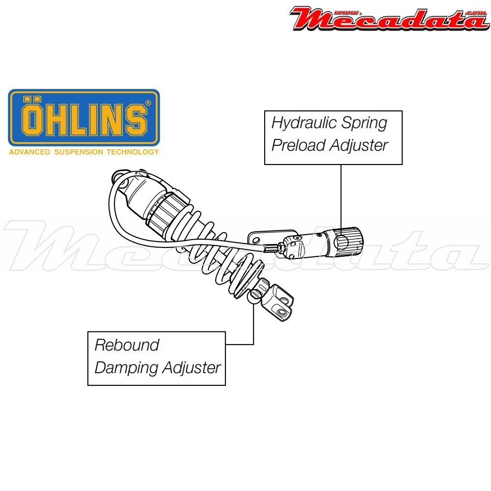 Amortisseur Ohlins ~ HO 823 (S46ER1S) 