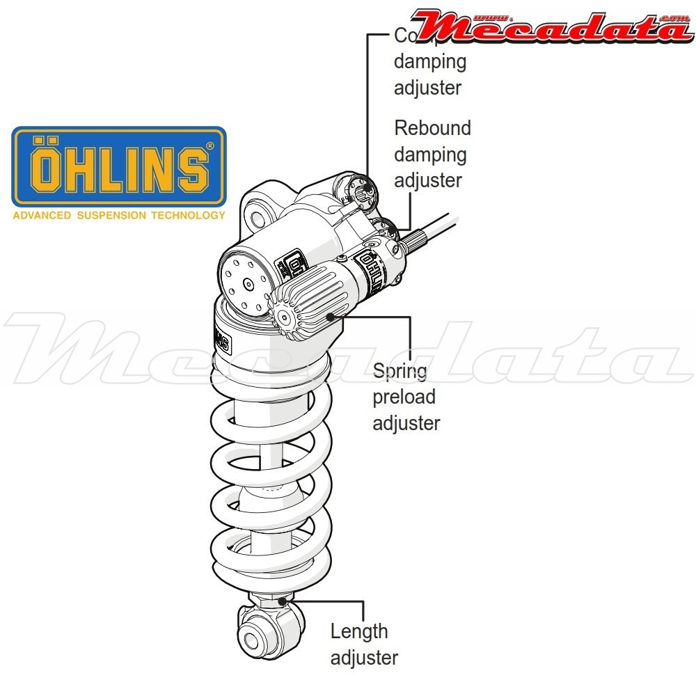 Amortisseur Ohlins ~ HO 340 (S46HR1C1) 