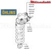 Amortisseur Ohlins ~ HO 340 (S46HR1C1) 