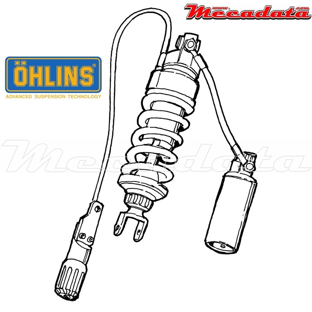 Amortisseur Ohlins ~ HO 851 (S46HR1C1) 
