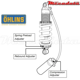 Amortisseur Ohlins ~ HO 107 (S46HR1C1) 