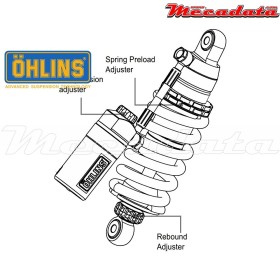 Amortisseur Ohlins ~ DU 506 (S46HR1C1) 