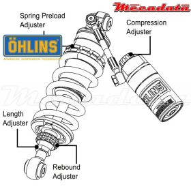 Amortisseur Ohlins ~ KT 303 (S46HR1C1L) 