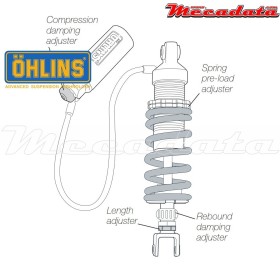 Amortisseur Ohlins ~ YA 543 (S46HR1C1L) 